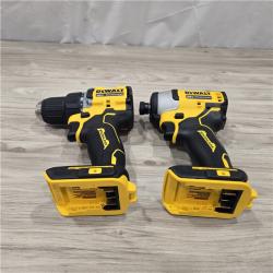AS-IS Dewalt DCK225D2 20V MAX ATOMIC Cordless Drill Driver and Impact Driver Combo Kit