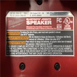 AS-IS Milwaukee M18 Wireless Bluetooth Jobsite Speaker
