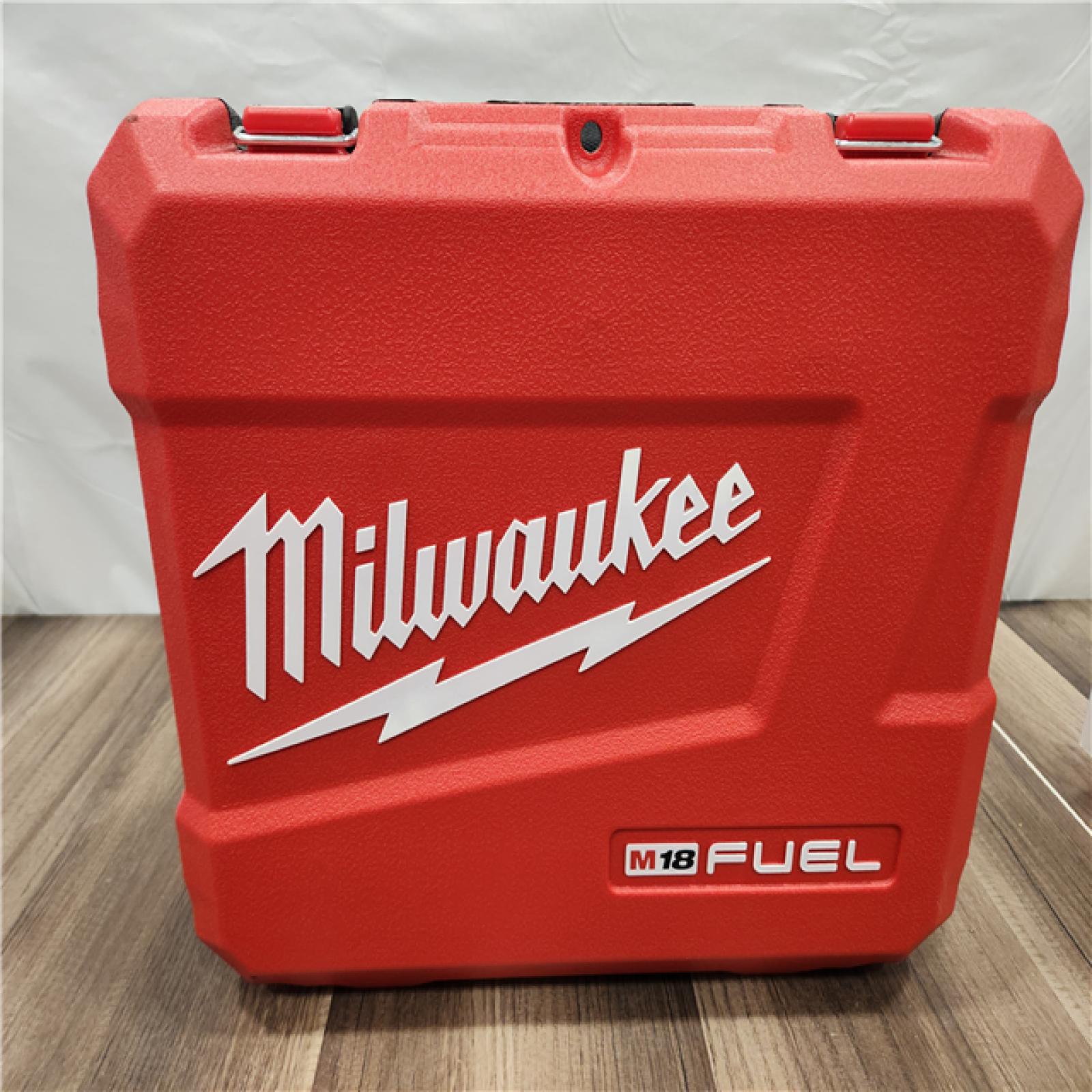 AS-IS  Milwaukee 2904-22 Hammer Drill Driver Kit with Batteries  Charger & Tool Case  Red
