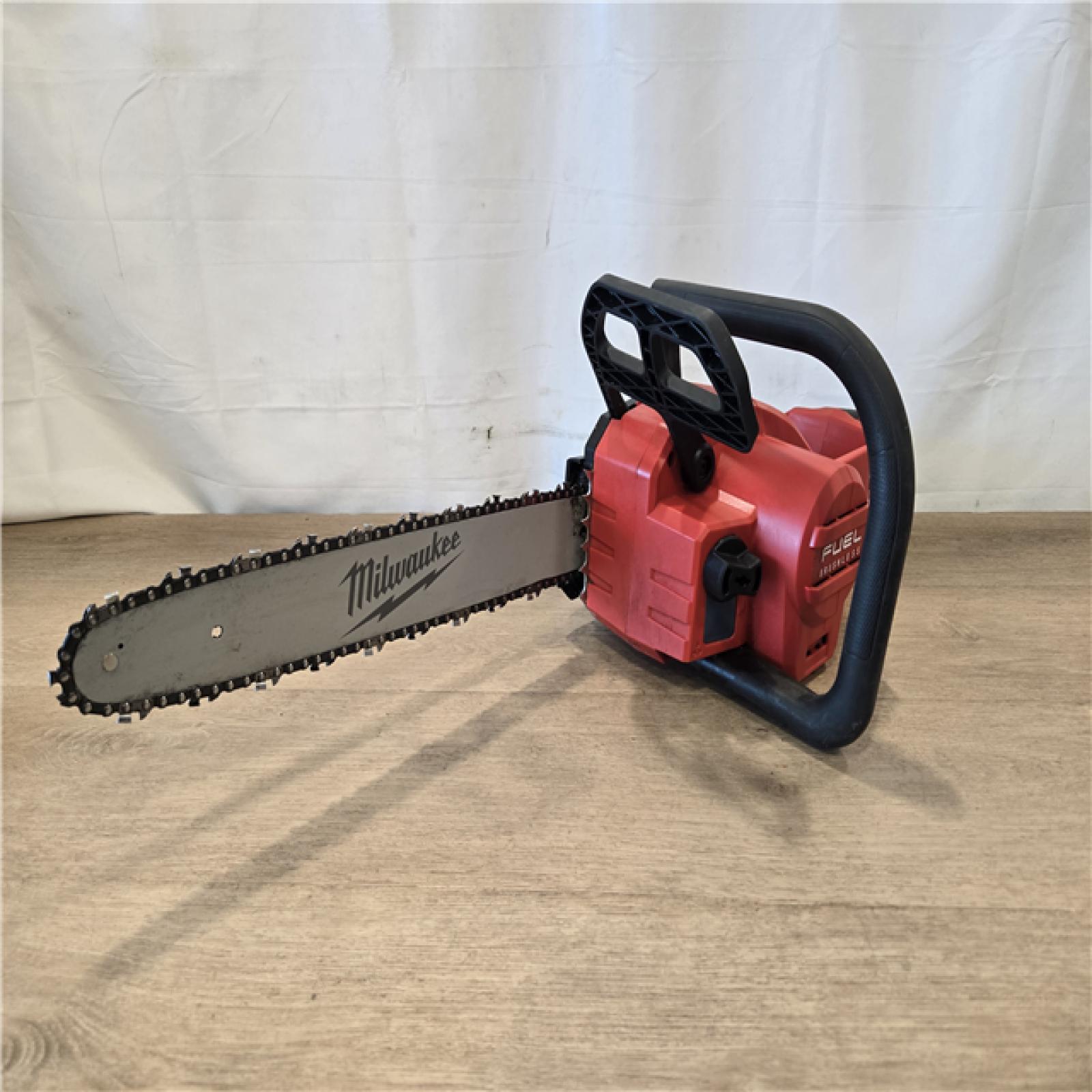 AS-IS Milwaukee FUEL 16 in. 18V Battery-Powered Chainsaw (Tool-Only)