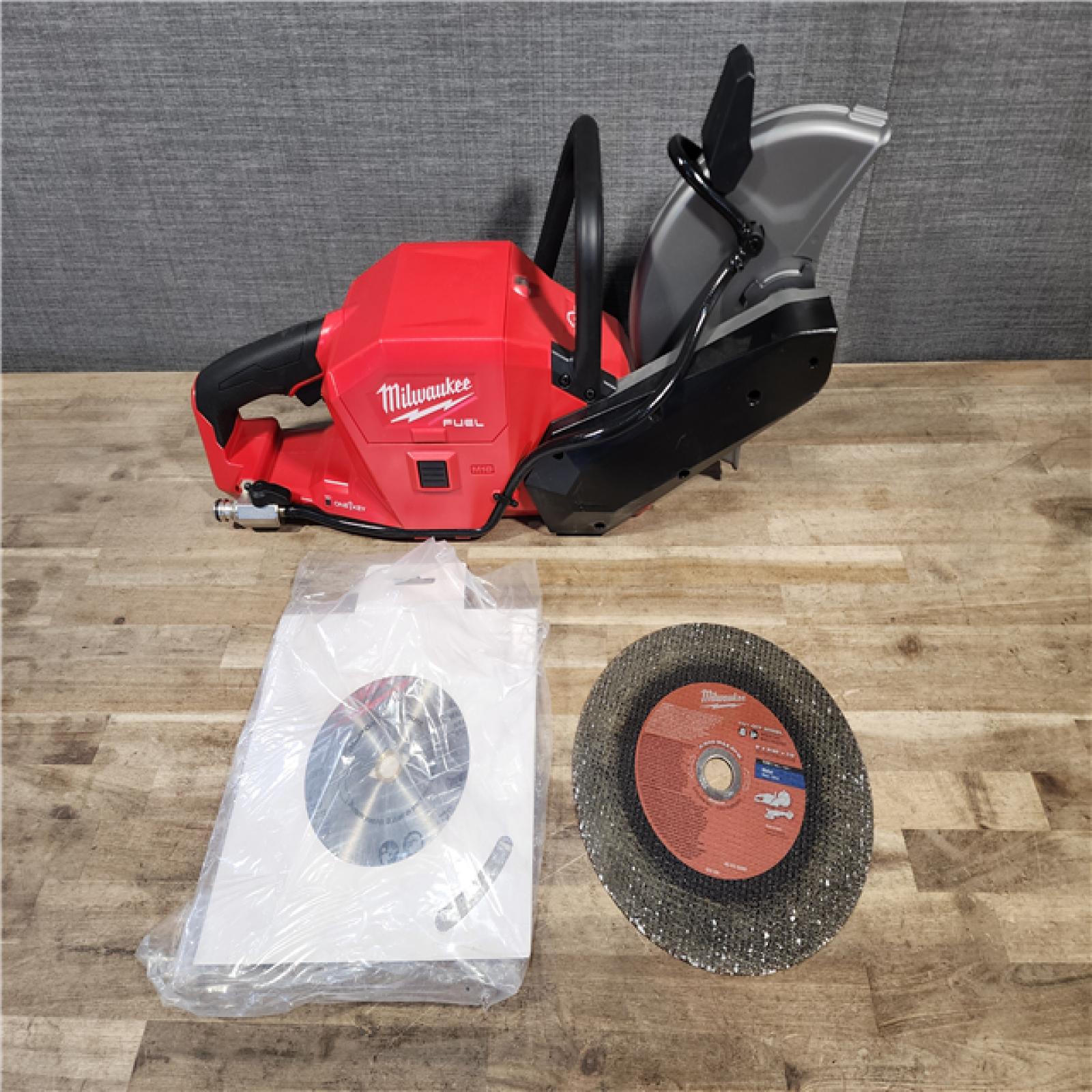 HOUSTON LOCATION - AS-IS Milwaukee M18 FUEL 9 Cut-Off Saw with ONE-KEY (TOOL ONLY)