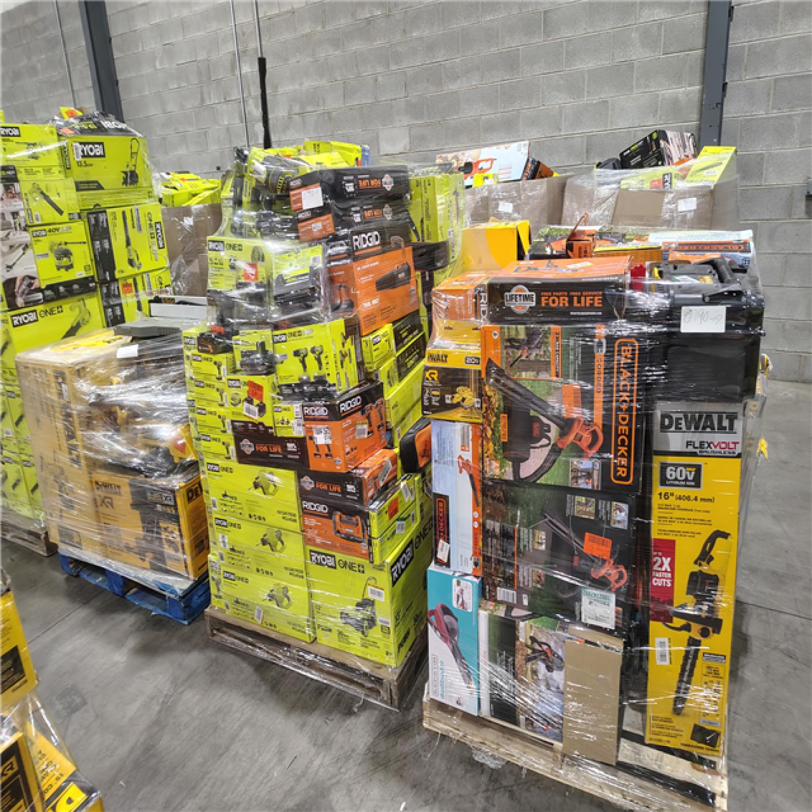 Pittston Location As-Is Power Tools Partial Truckload (13 Pallets) 0790-A