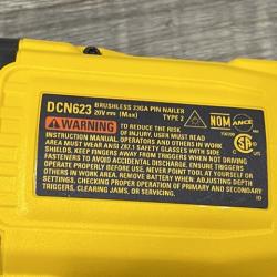 AS-IS DEWALT ATOMIC 20V MAX Lithium Ion Cordless 23 Gauge Pin Nailer Kit