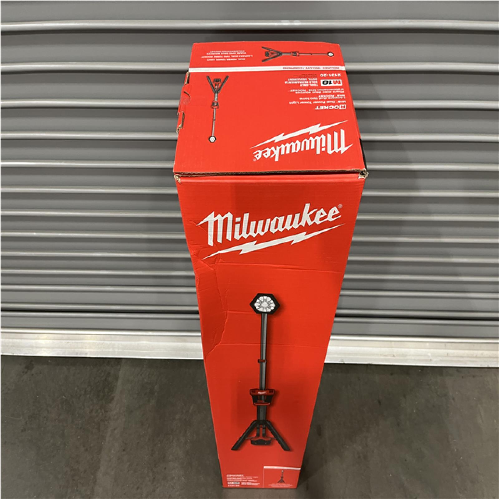 NEW - Milwaukee 18-Volt Lithium-Ion Cordless Rocket Dual Power Tower Light (Tool-Only)