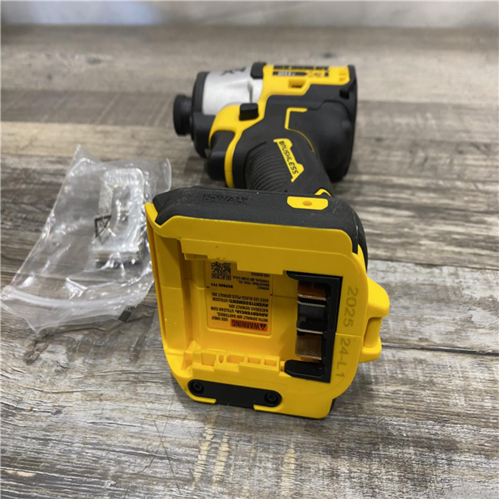 AS-IS DEWALT 20-Volt Maximum XR Cordless Brushless 1/4 in. 3-Speed Impact Driver (Tool-Only)