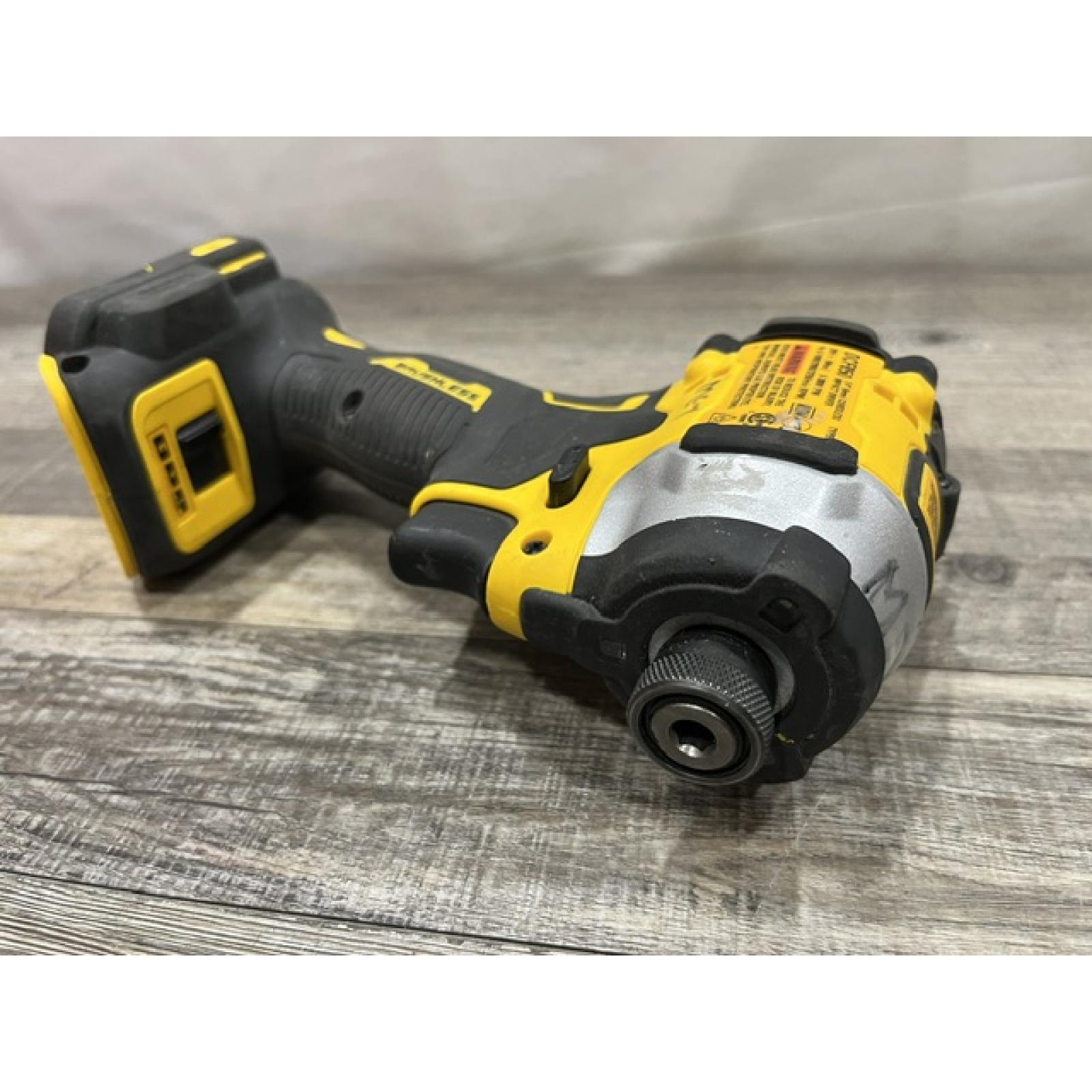 AS-IS DEWALT ATOMIC 20V MAX Cordless Brushless Compact 1/4 in. Impact Driver (Tool Only)