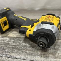AS-IS DEWALT ATOMIC 20V MAX Cordless Brushless Compact 1/4 in. Impact Driver (Tool Only)