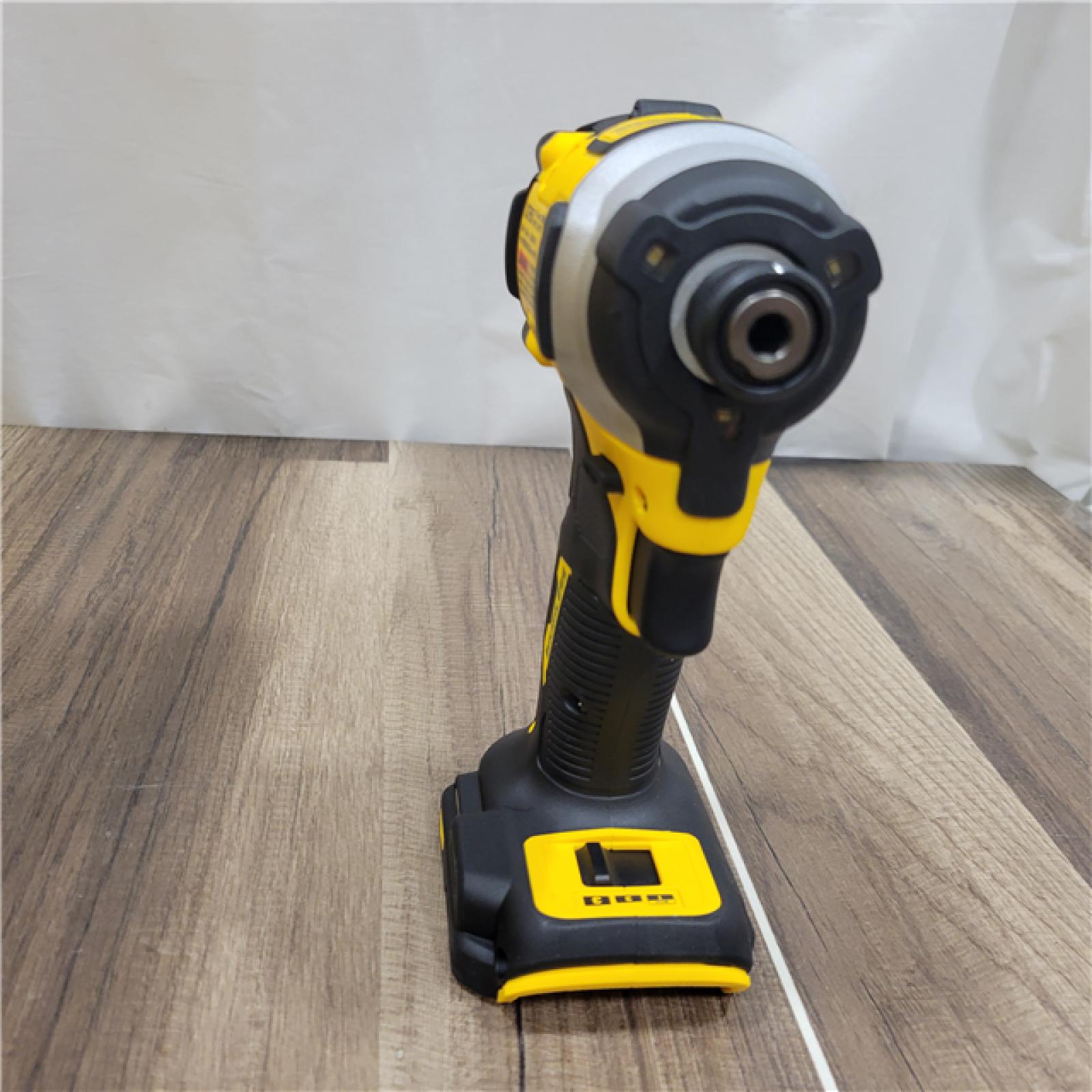 AS-IS DEWALT ATOMIC 20V MAX Lithium-Ion Cordless 1/4 in. Brushless Impact Driver Kit, 5 Ah Battery, Charger, and Bag