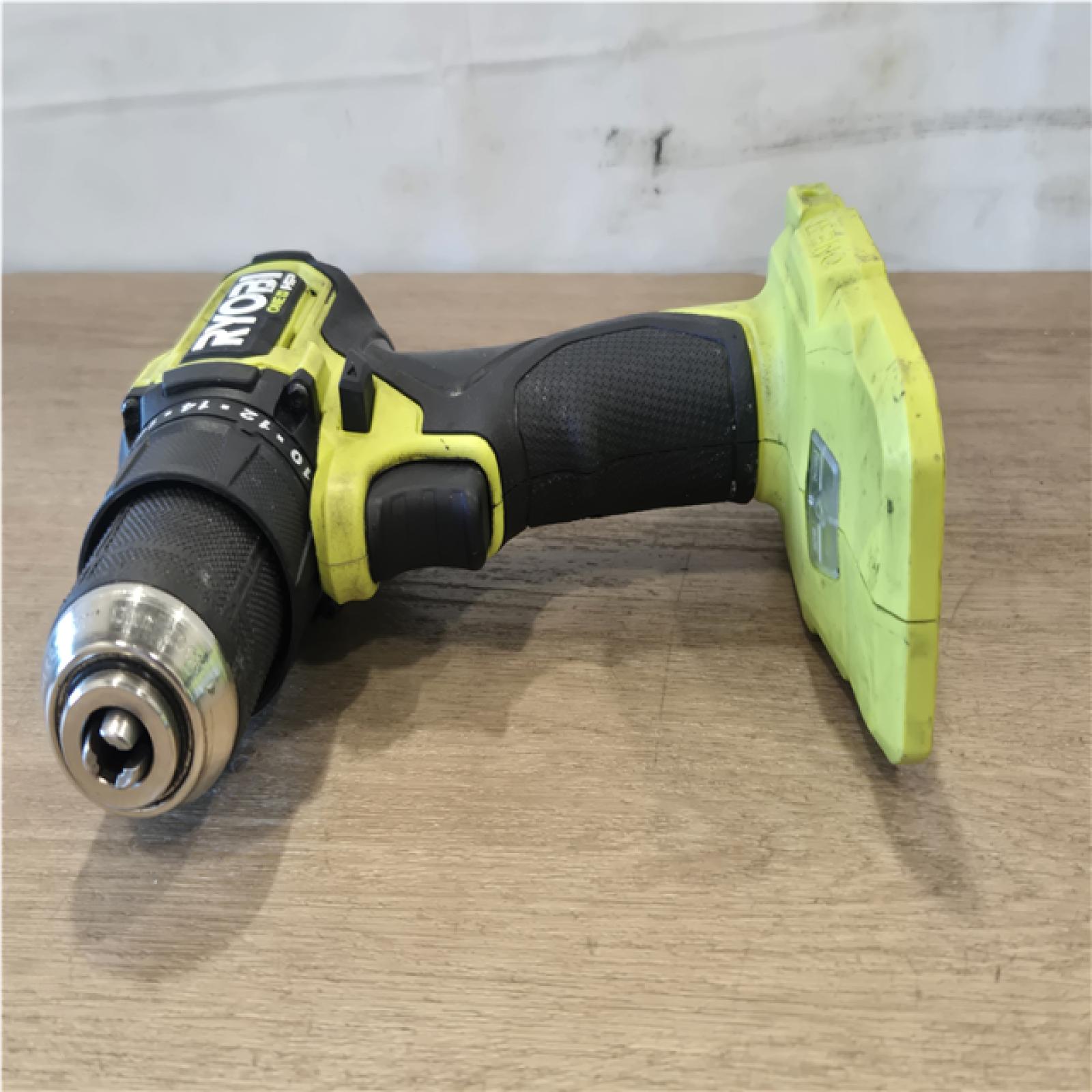 AS-IS ONE+ HP 18V Brushless Cordless Compact 1/2 in. Drill and Impact Driver Kit with (2) 1.5 Ah Batteries  Charger  and Bag