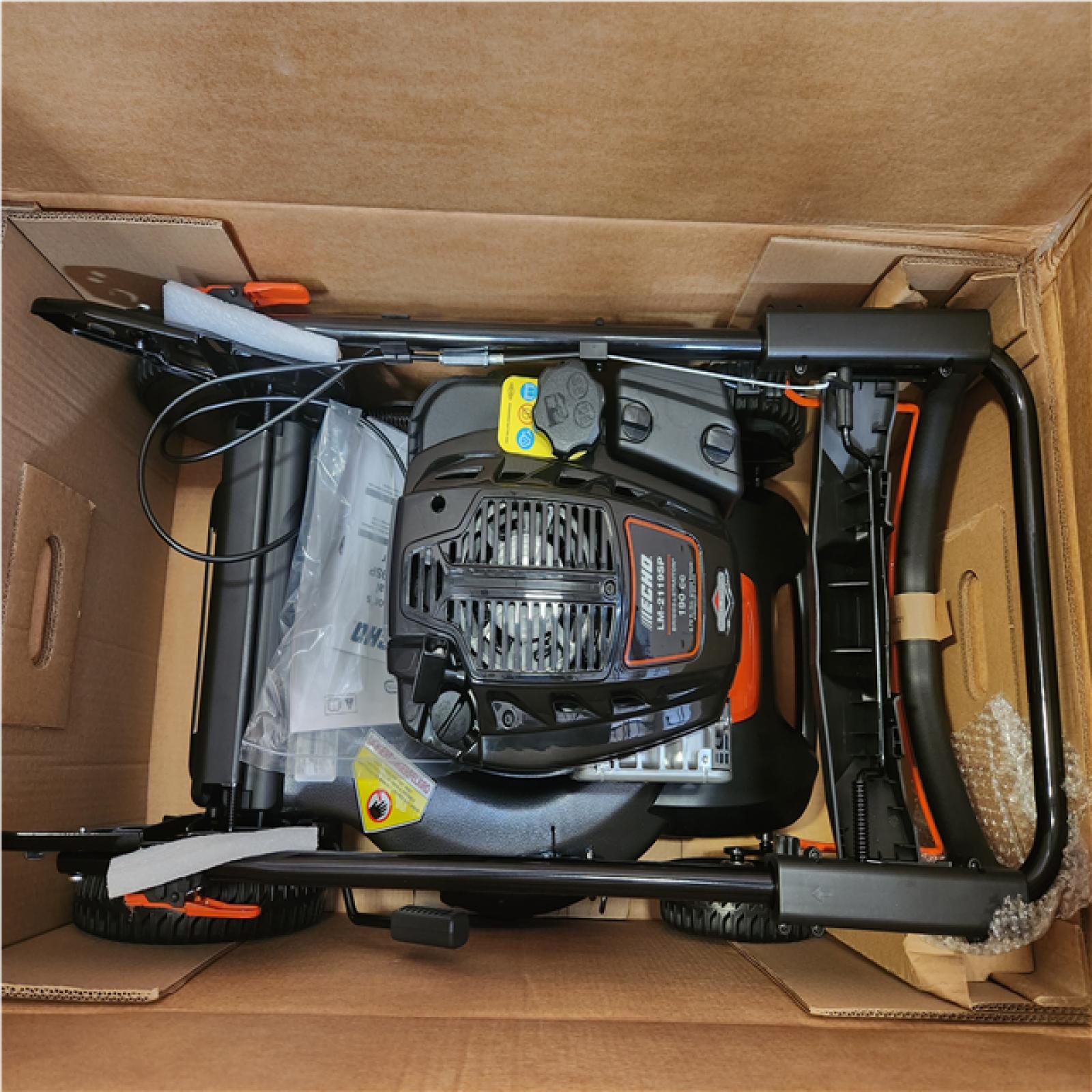 Phoenix NEW ECHO 21 in. 190 cc Briggs and Stratton Gas 3-in-1 Dual Blade RWD Self-Propelled Lawn Mower with Single Lever Deck Adjustment