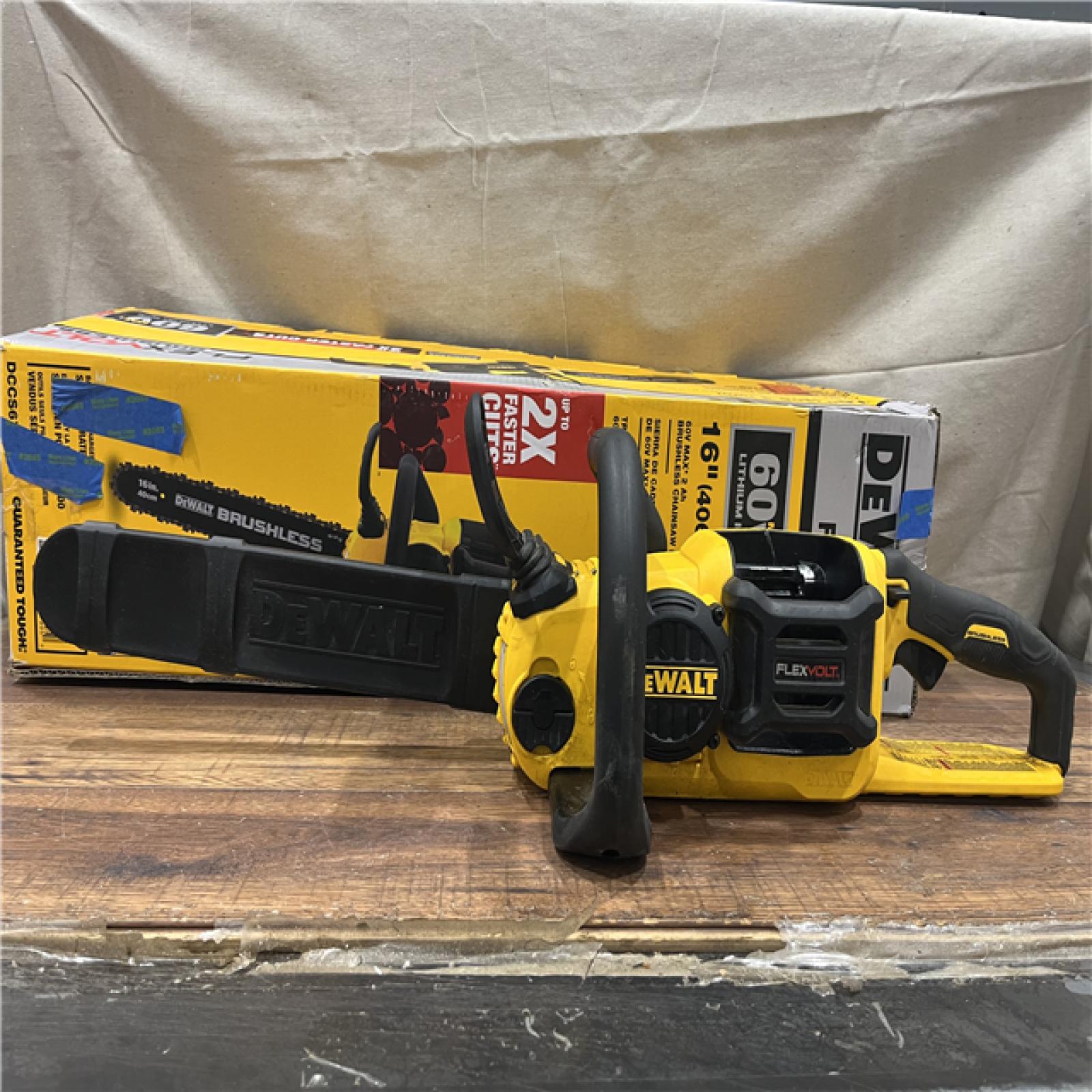 AS-IS DEWALT DCCS670B 16in Chainsaw 60V MAX - Tool Only