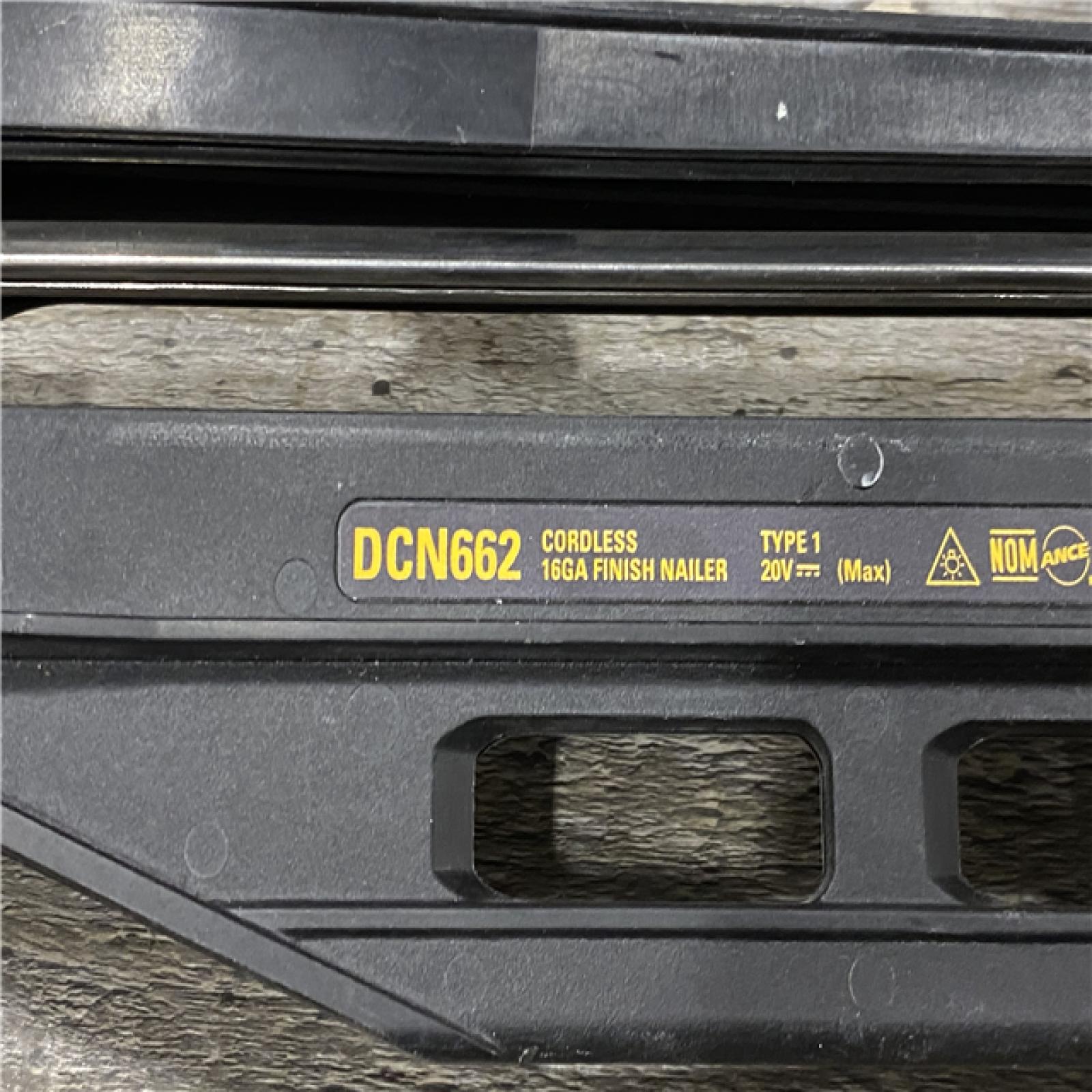 AS-IS DEWALT 20V MAX XR 16-Gauge Lithium-Ion Cordless Finish Nailer (Tool Only)