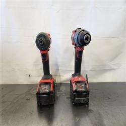 AS-IS- Milwaukee FUEL 18V Lithium-Ion Brushless Cordless Hammer Drill and Impact Driver Combo Kit