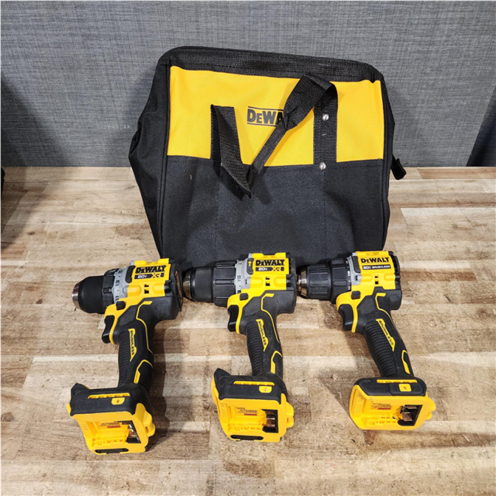 Houston Location AS-IS Dewalt Drills QTY/3