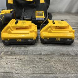 AS-IS DEWALT 20V XR Lithium-Ion Cordless Brushless 1/2 in. Drill/Driver Kit