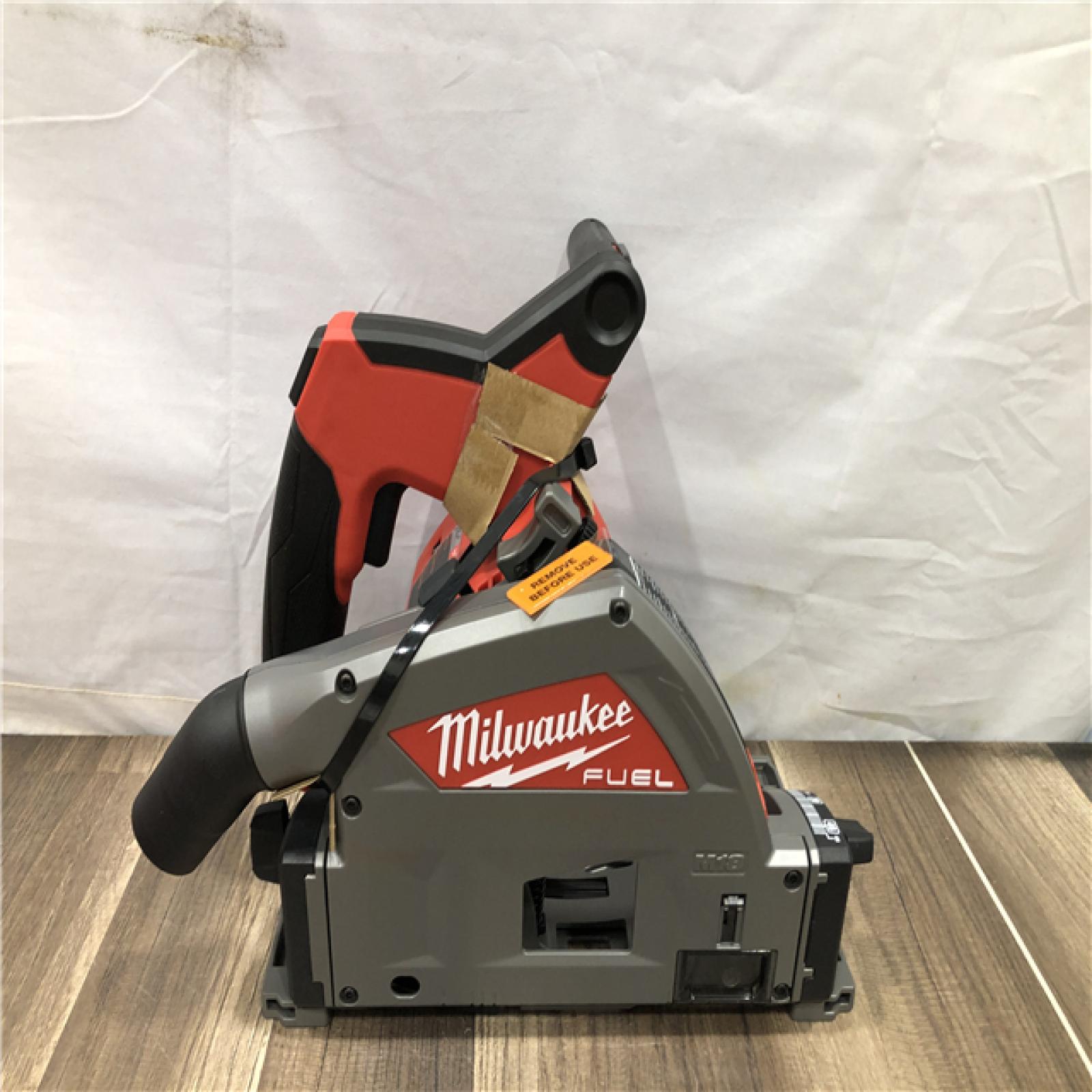 AS-IS Milwaukee FUEL 18V Lithium-Ion Cordless Brushless 6-1/2 in. Plunge Cut Track Saw (Tool-Only)