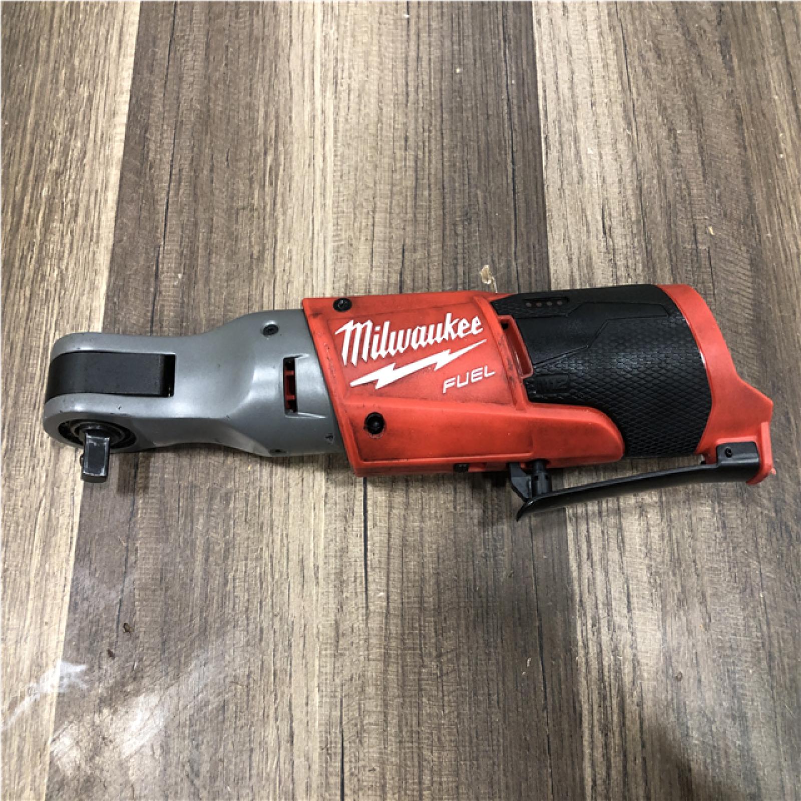 AS-IS Milwaukee FUEL 12V Lithium-Ion Brushless Cordless 3/8 in. Ratchet (Tool-Only)