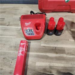 HOUSTON LOCATION - AS-IS Milwaukee M12 12-Volt Lithium-Ion Cordless PEX Expansion Tool Kit with (2) 1.5 Ah Batteries, (3) Expansion Heads and Hard Case