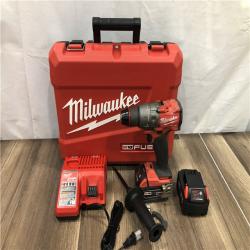 AS-IS Milwaukee FUEL 18V Lithium-Ion Brushless Cordless 1/2 in. Hammer Drill Driver Kit