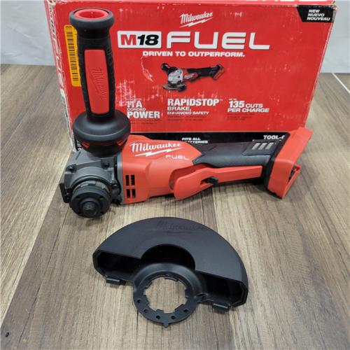 GOOD Milwaukee 2880-20 FUEL 18-Volt Lithium-Ion Brushless Cordless 4-1/2 in./5 in. Grinder W/Paddle Switch (Tool-Only)