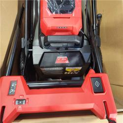 HOUSTON LOCATION - AS-IS M18 FUEL Brushless Cordless 21 in. Walk Behind Dual Battery Self-Propelled Mower W/ Rapid Charger
