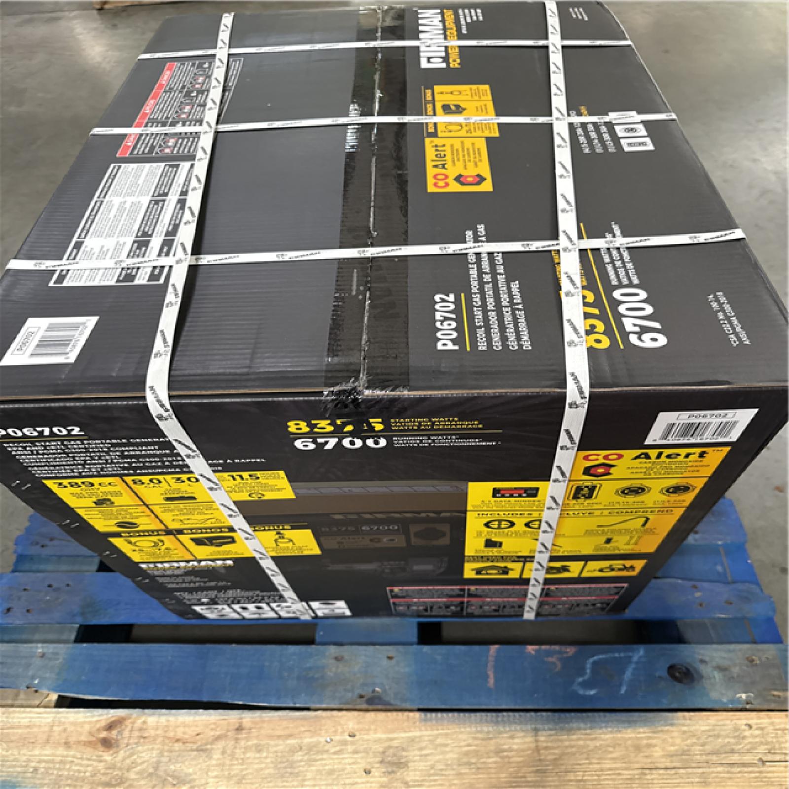 California NEW Firman Recoil Start Gas Portable Generator