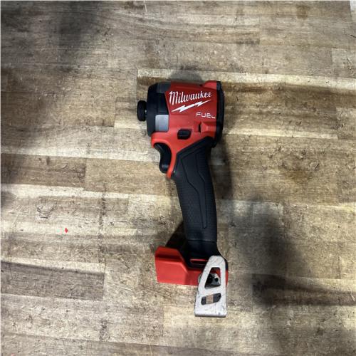 Houston Location AS-IS Milwaukee FUEL 18V Lithium-Ion Brushless Cordless 1/4 in. Hex Impact Driver (Tool-Only)