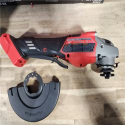 HOUSTON LOCATION - AS-IS (APPEARS LIKE NEW) M18 FUEL 18-Volt Lithium-Ion Brushless Cordless 4-1/2 in./6 in. Braking Grinder w/Paddle Switch & Two FORGE 8.0 Ah Battery