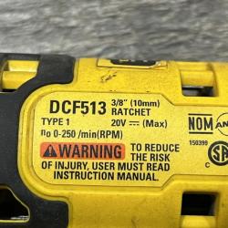 AS-IS DEWALT ATOMIC 20V MAX Cordless 3/8 in. Ratchet (Tool Only)