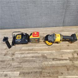 HOUSTON LOCATION - AS-IS DeWalt FLEXVOLT 60V Cordless 4-1/2 to 6 in. Grinder Kit (Battery & Charger)