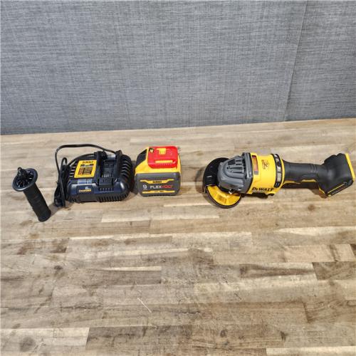 HOUSTON LOCATION - AS-IS DeWalt FLEXVOLT 60V Cordless 4-1/2 to 6 in. Grinder Kit (Battery & Charger)