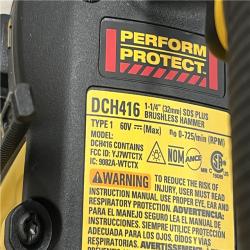 AS-IS DEWALT FLEXVOLT 60V MAX Cordless 1-1/4 in. SDS Plus Rotary Hammer (Tool Only)