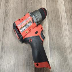 AS-IS- Milwaukee 12V M12 FUEL Lithium-Ion Brushless Cordless 1/2 Hammer Drill/Driver (Tool Only)
