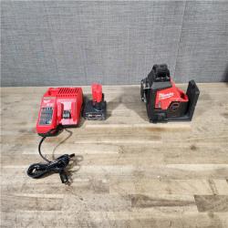 HOUSTON LOCATION - AS-IS Milwaukee-3632-21 M12 Green Beam Laser 360° 3-Plane Kit