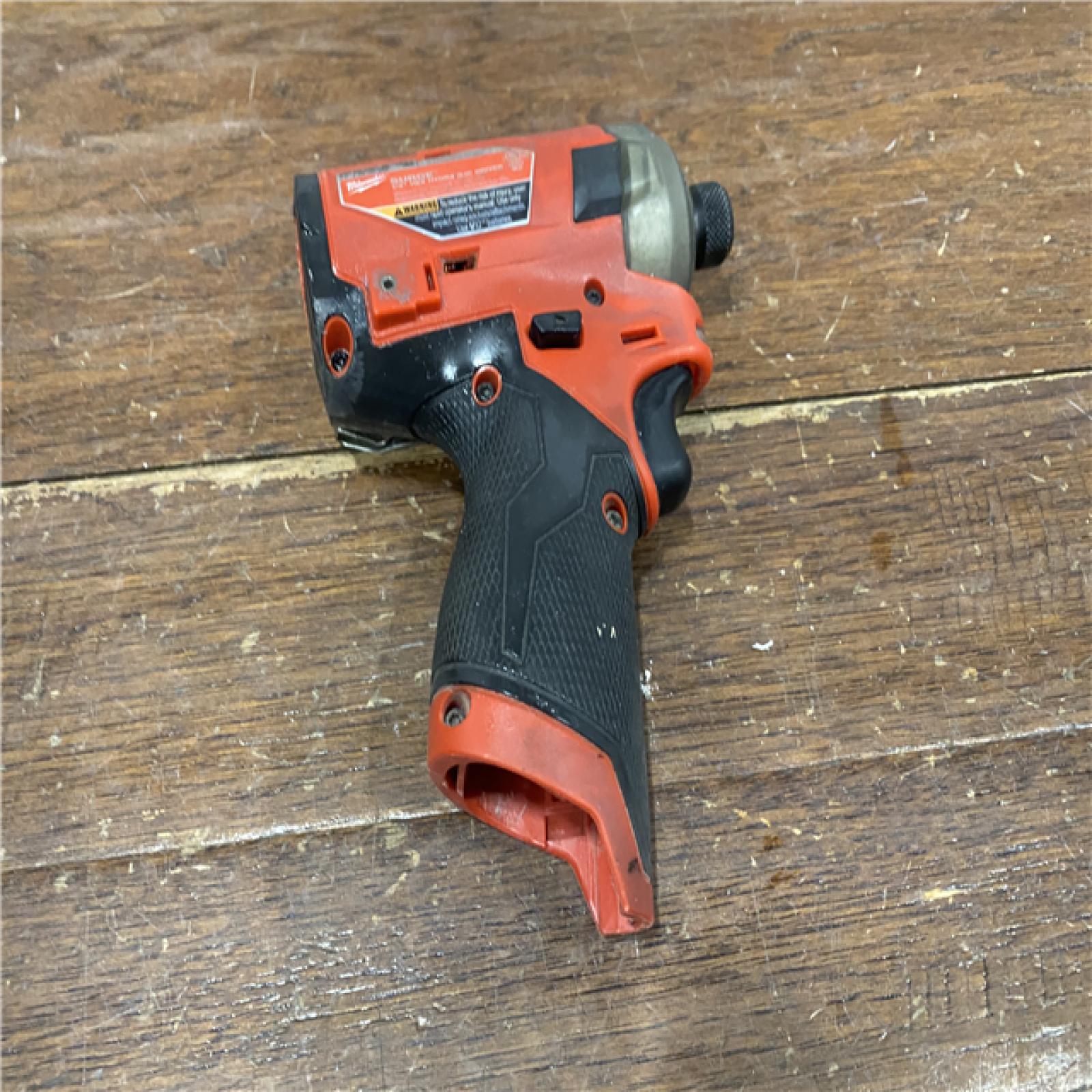 AS-IS M12 FUEL SURGE 12V Lithium-Ion Brushless Cordless 1/4 in. Hex Impact Driver Compact Kit W/Two 2.0Ah Batteries, Bag