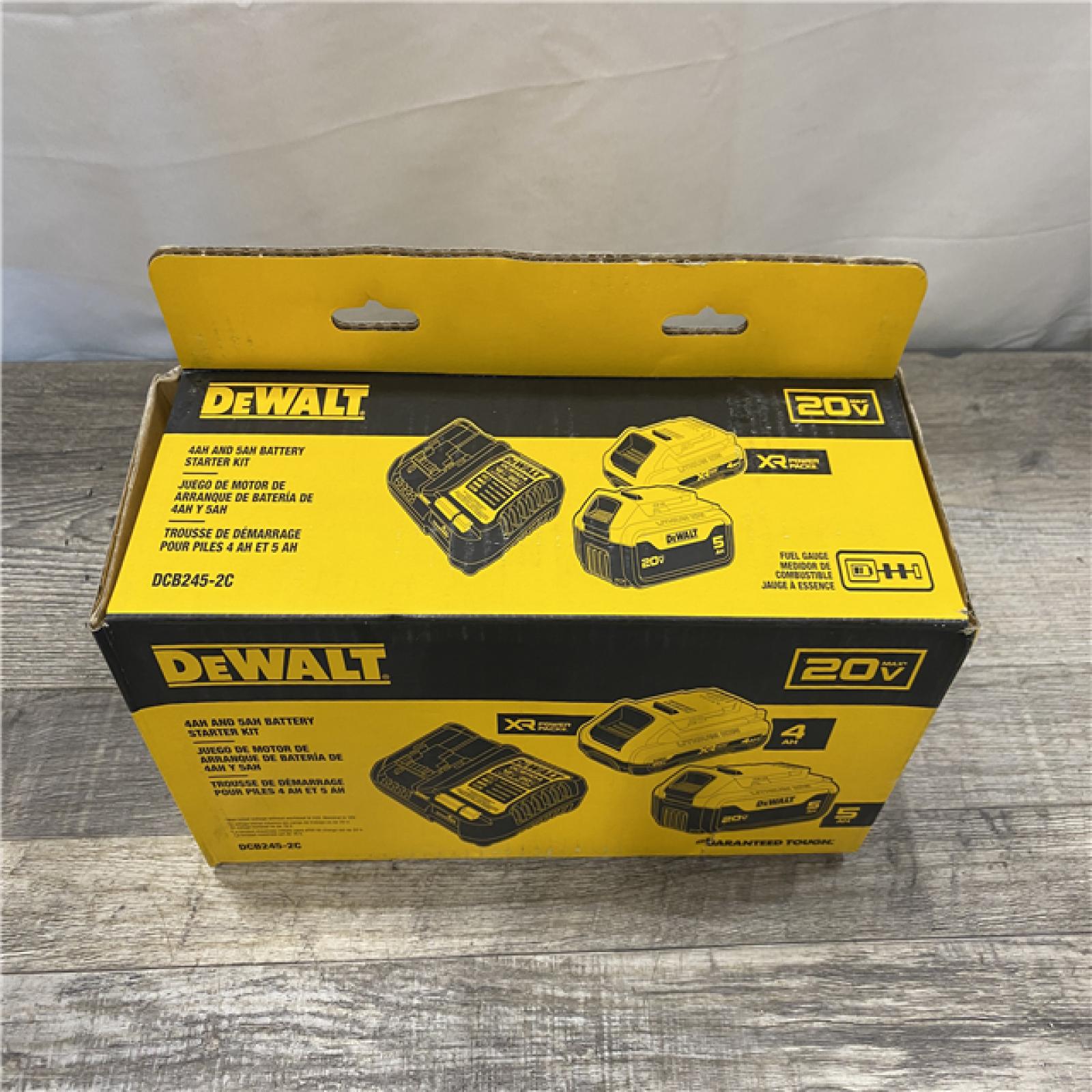 NEW - DEWALT 20V MAX Lithium-Ion Starter Kit