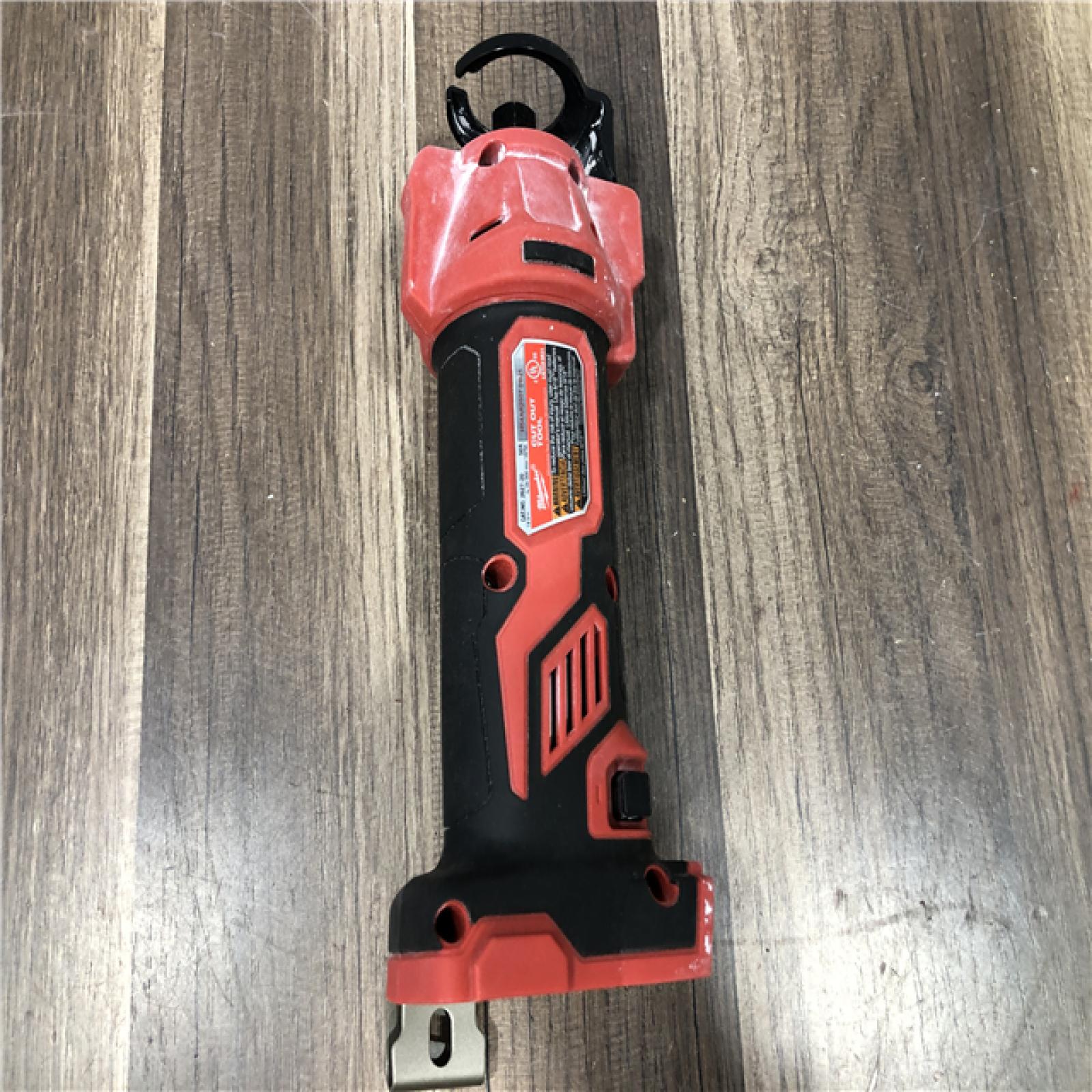 AS-IS Milwaukee 18V Lithium-Ion Cordless Drywall Cut Out Rotary Tool (Tool-Only)