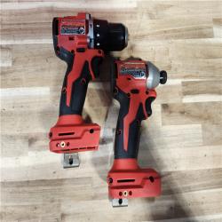 HOUSTON LOCATION - AS-IS Milwaukee 18-Volt Lithium-Ion Brushless Cordless Compact Hammer Drill/Impact Combo Kit
