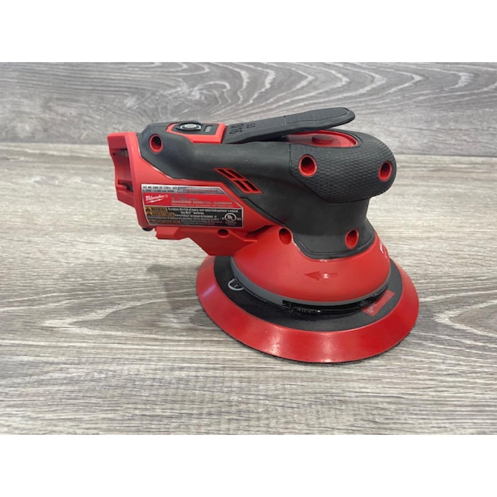 AS-IS Milwaukee FUEL 12V Lithium-Ion Brushless Cordless 6 in. Random Orbital Sander (3/16 in. Orbit) Tool-Only