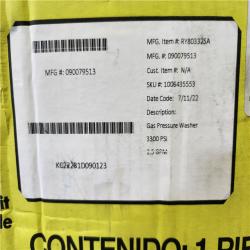 Phoenix Location RYOBI 3300 PSI 2.5 GPM Cold Water Gas Pressure Washer with Honda GCV200 Engine