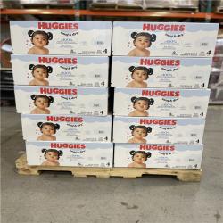 DALLAS LOCATION- HUGGIES SNUG & DRY SIZE 4 DIAPERS 150 count- PALLET (30 Units)