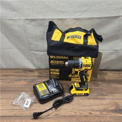AS-IS DEWALT ATOMIC COMPACT SERIES 20V MAX* Brushless Cordless 1/2 Drill/Driver Kit