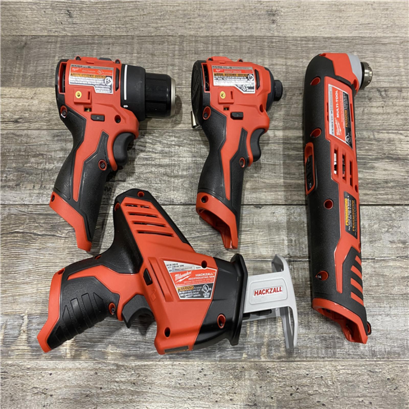 AS-IS Milwaukee 12V Lithium-Ion Brushless Cordless Subcompact Drill and Impact Driver Kit