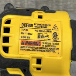AS-IS DEWALT Atomic 20V Max Lithium-Ion Brushless Cordless Compact 1/4 in. Impact Driver Kit