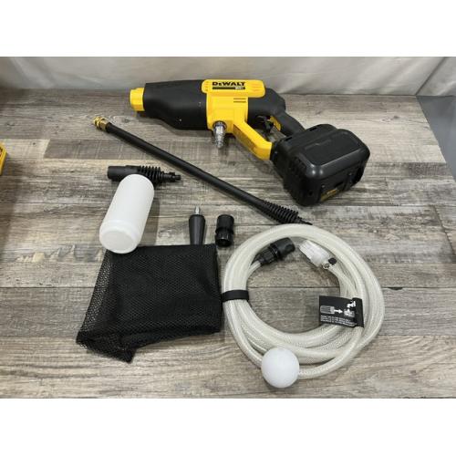 AS-IS DEWALT 20V MAX 550 PSI 1.0 GPM Cold Water Cordless Power Cleaner with 4-Nozzles (Tool Only)