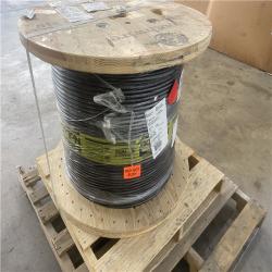 Houston Location AS IS - Large Copper Wire Roll (THHN 2/0 Str Cu SIM Bk 2500R)