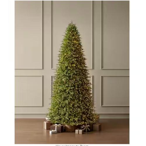 DALLAS LOCATION - Home Decorators Collection 12 ft. Grand Duchess Twinkling Balsam Fir LED Pre-Lit Artificial Christmas Tree