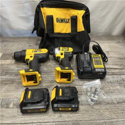 AS-IS DEWALT 20V MAX Cordless Drill/Impact 2 Tool Combo Kit