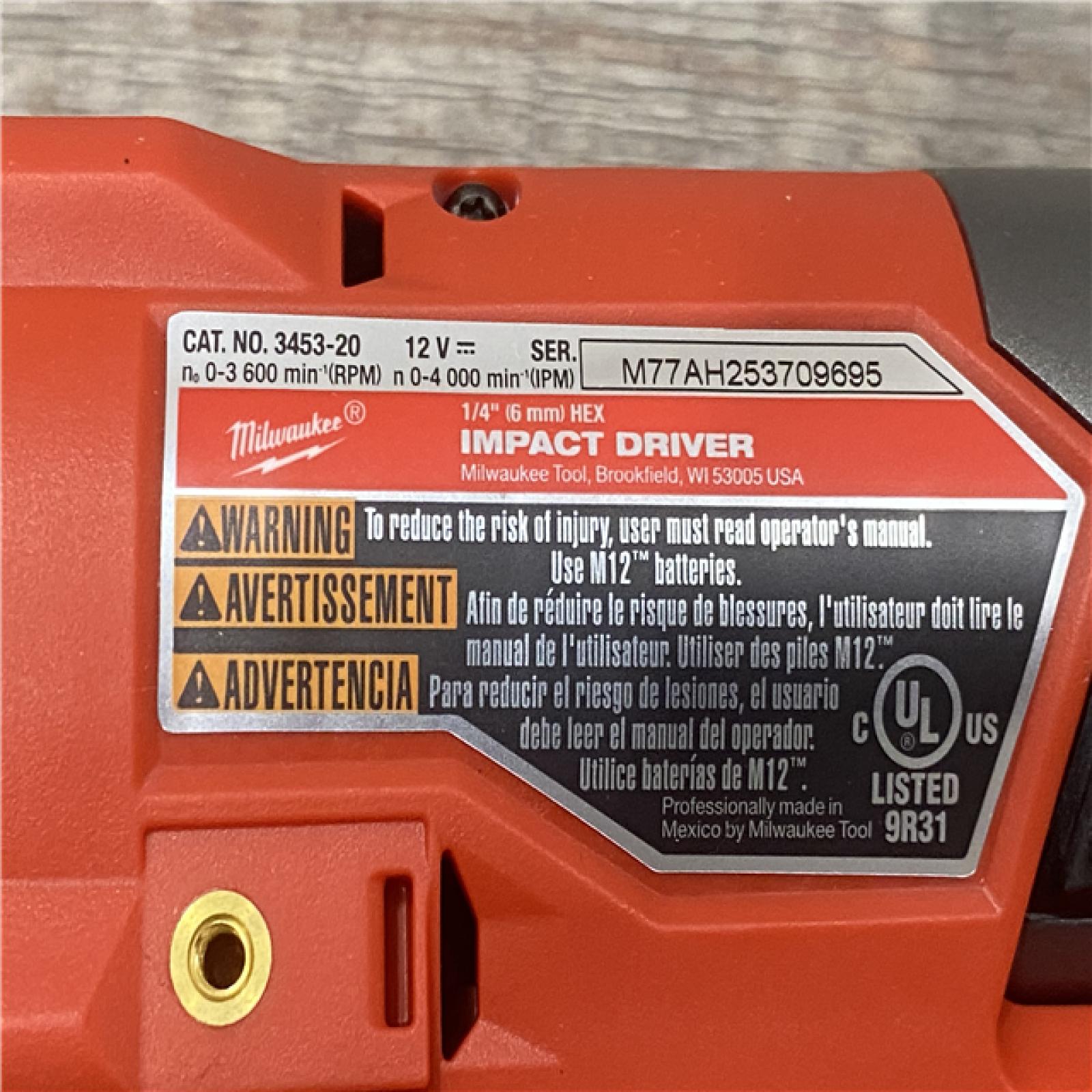 AS-IS Milwaukee FUEL 12-Volt Lithium-Ion Brushless Cordless Hammer Drill and Impact Driver Combo Kit