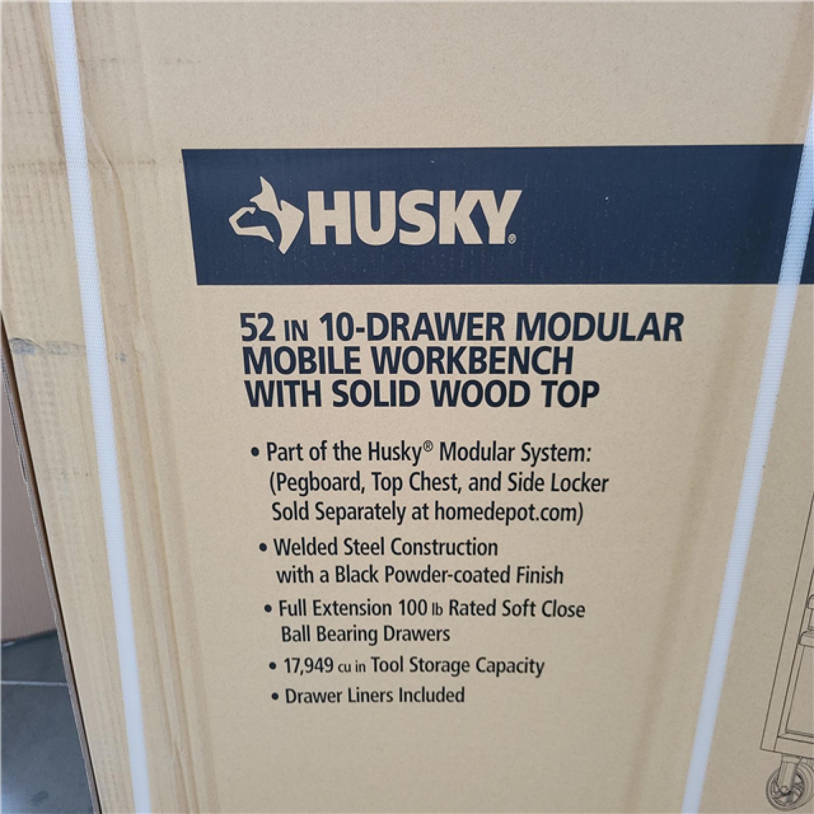 CALIFORNIA AS-IS NEW 52 IN. 10-DRAWER MOBILE WORKBENCH
